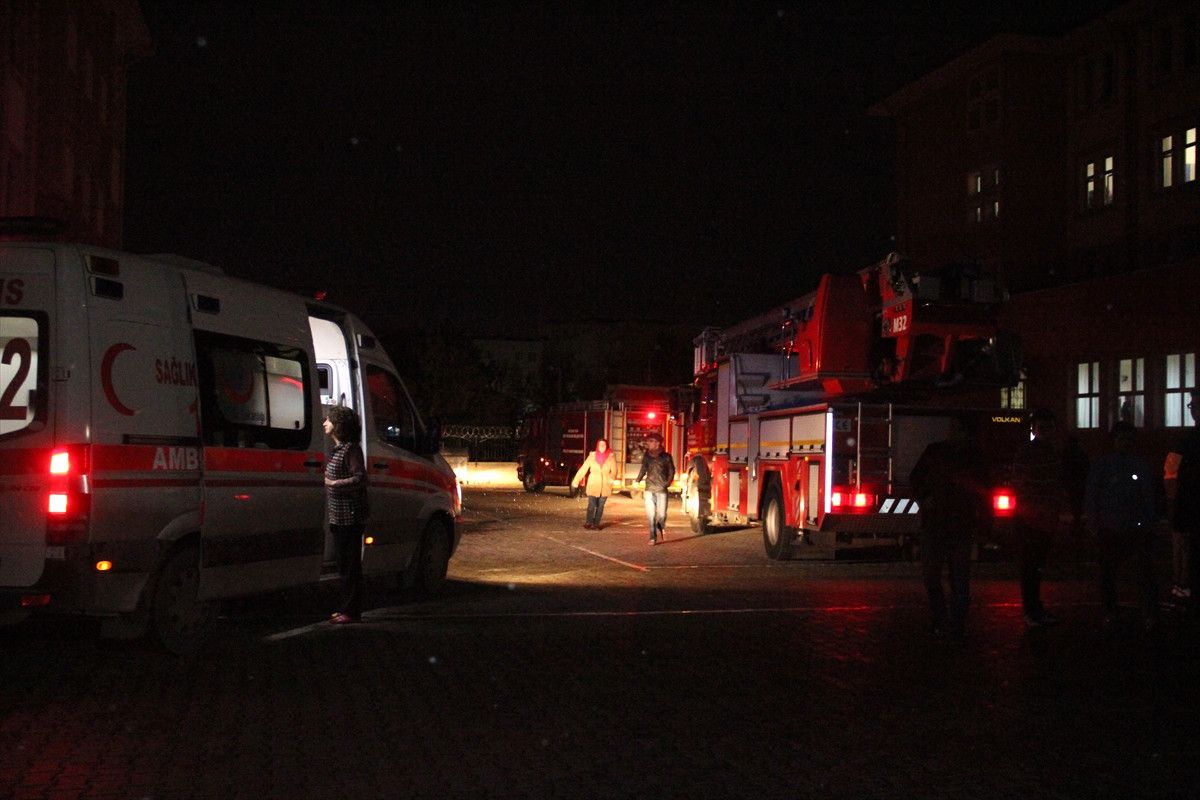 Konya\'da Lise Pansiyonunda Yangın
