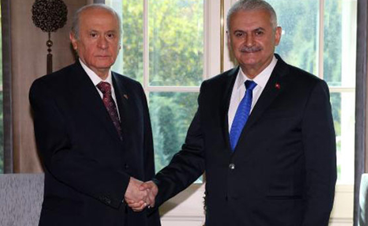 MHP Genel Başkanı Devlet Bahçeli, Başbakan Binali Yıldırım\'la Yapacağı Görüşme Dolayısıyla Çankaya...