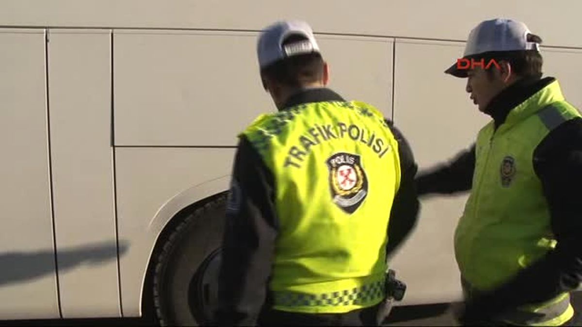 Otogarda Kış Lastiği Denetimi