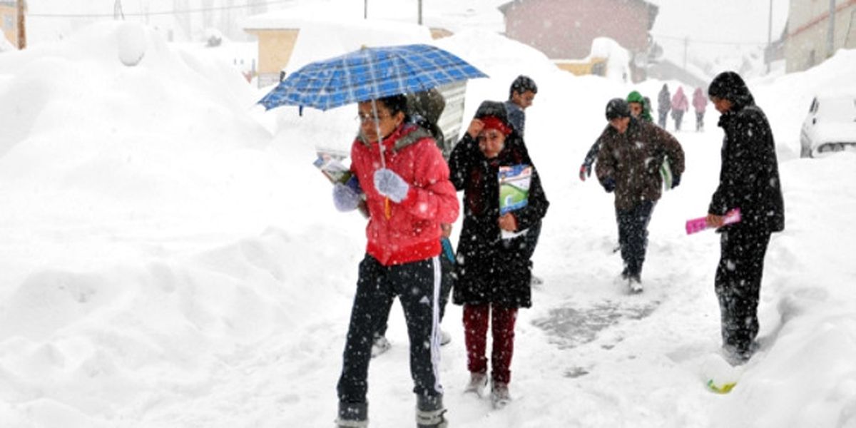 Tunceli\'de Eğitime Kar Engeli