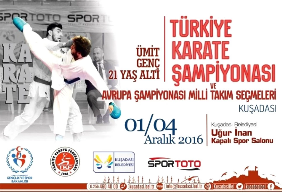 Türkiye Karate Şampiyonası Kuşadası\'nda Yapılacak
