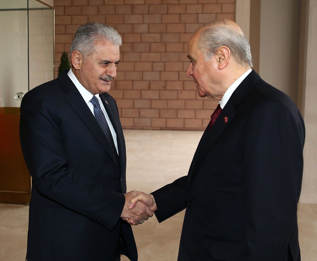 Yıldırım-Bahçeli Görüşmesi Başladı