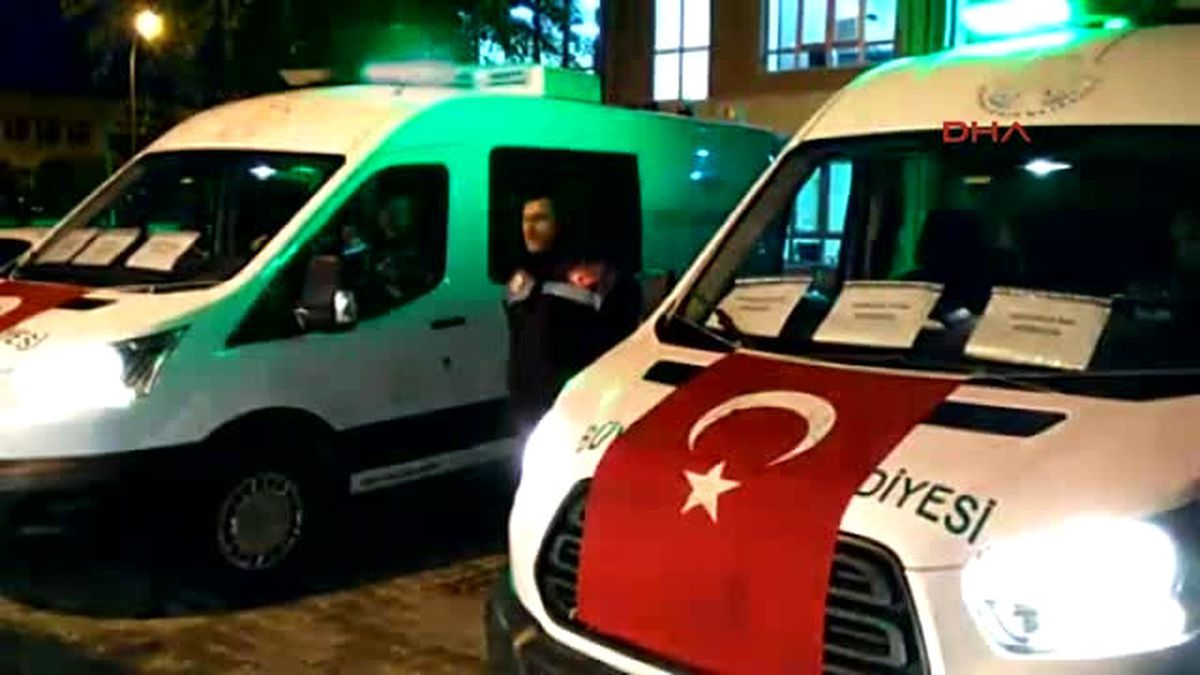 Yurt Yangınında Ölenlerin Cenazeleri Araçlara Yüklendi