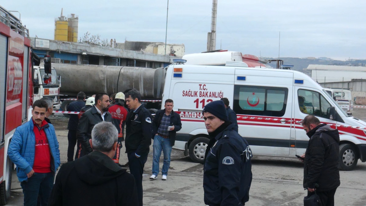 Akaryakıt Tankerinde Patlamanın Meydana Geldiği Olay Yerinden İlk Görüntüler