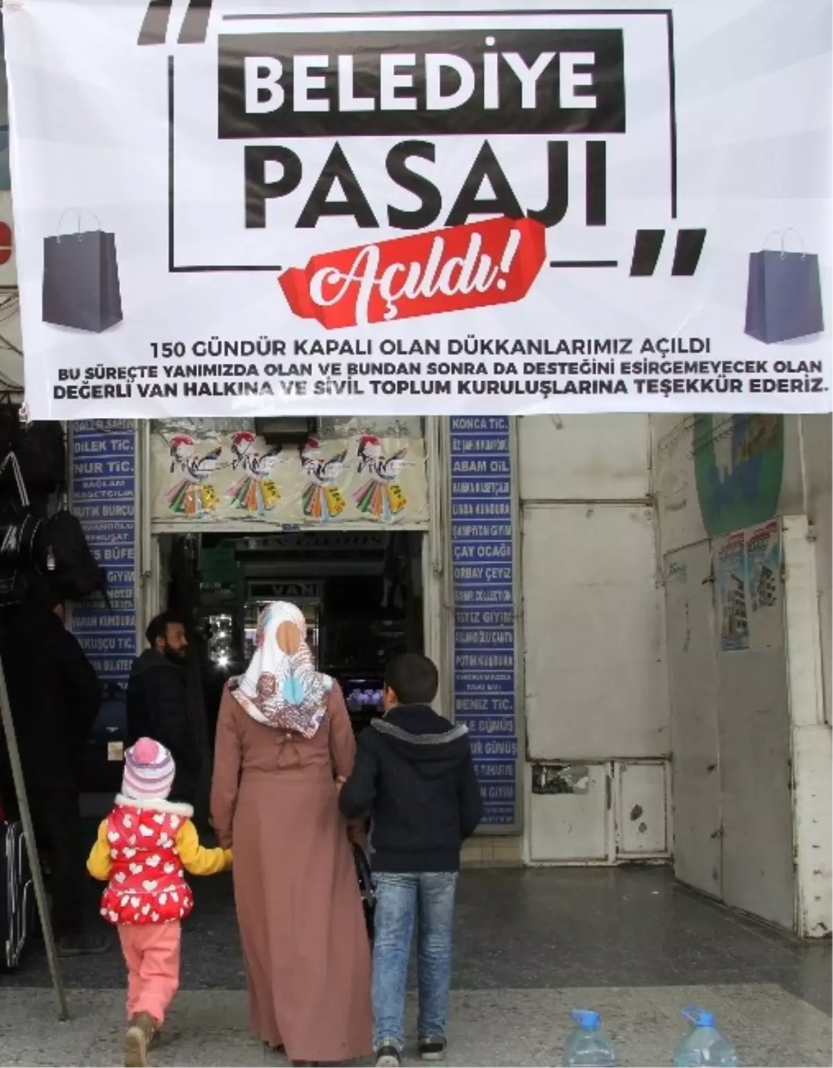 Belediye Pasajı 5 Ay Sonra Tekrar Açıldı