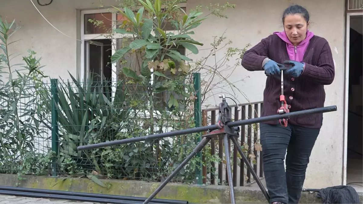 Doğalgaz Tesisatının Kadın Ustası