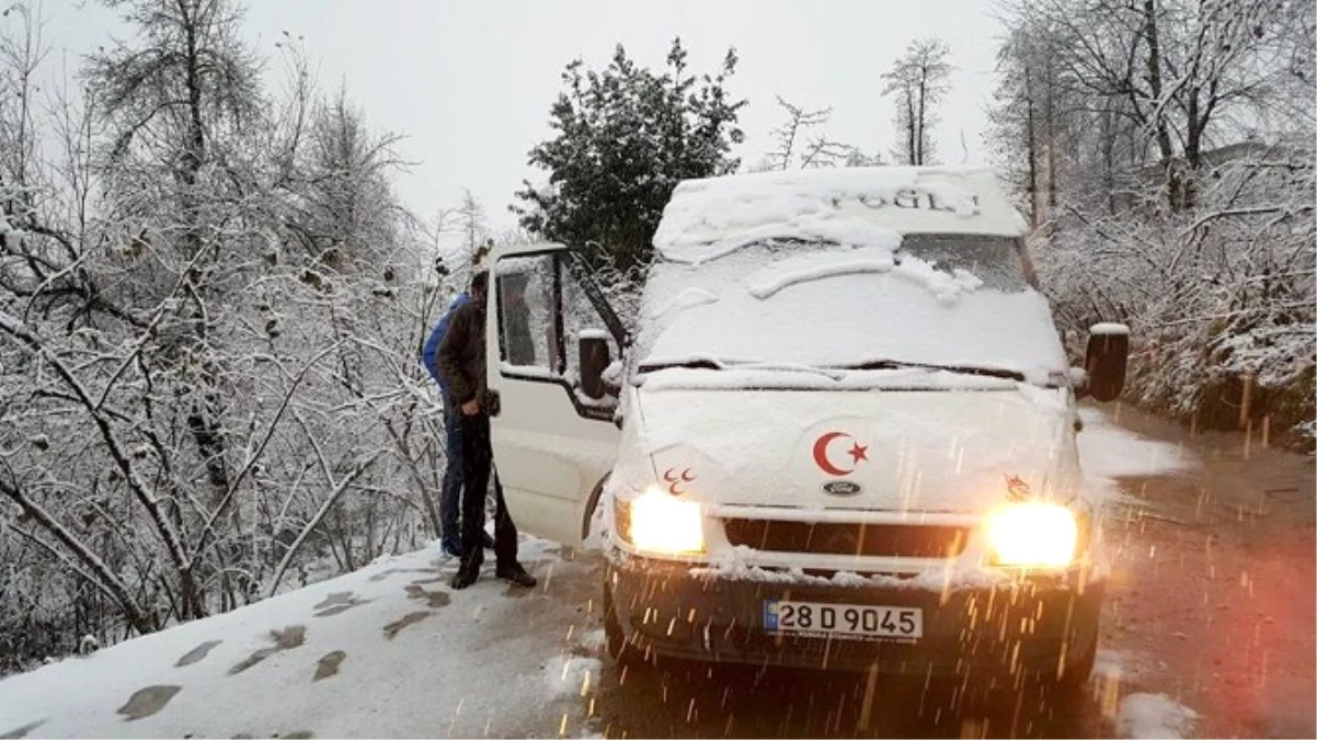 Giresun\'da 66 Köy Yolu Kar Nedeniyle Ulaşıma Kapandı