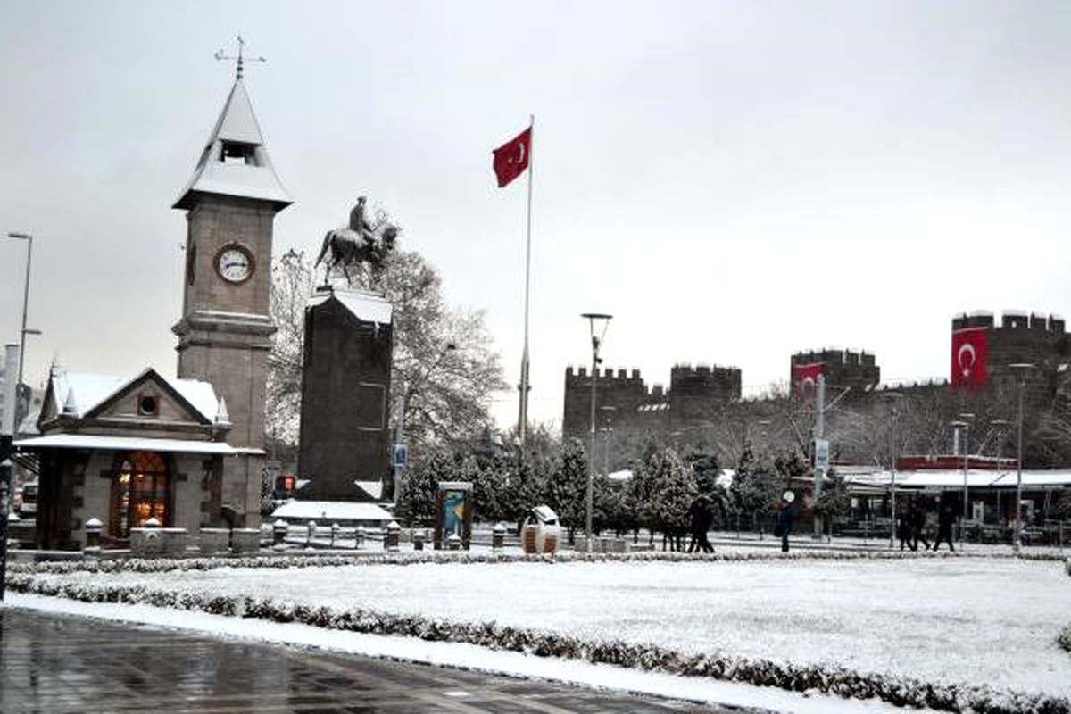 İç Anadolu Beyaza Büründü