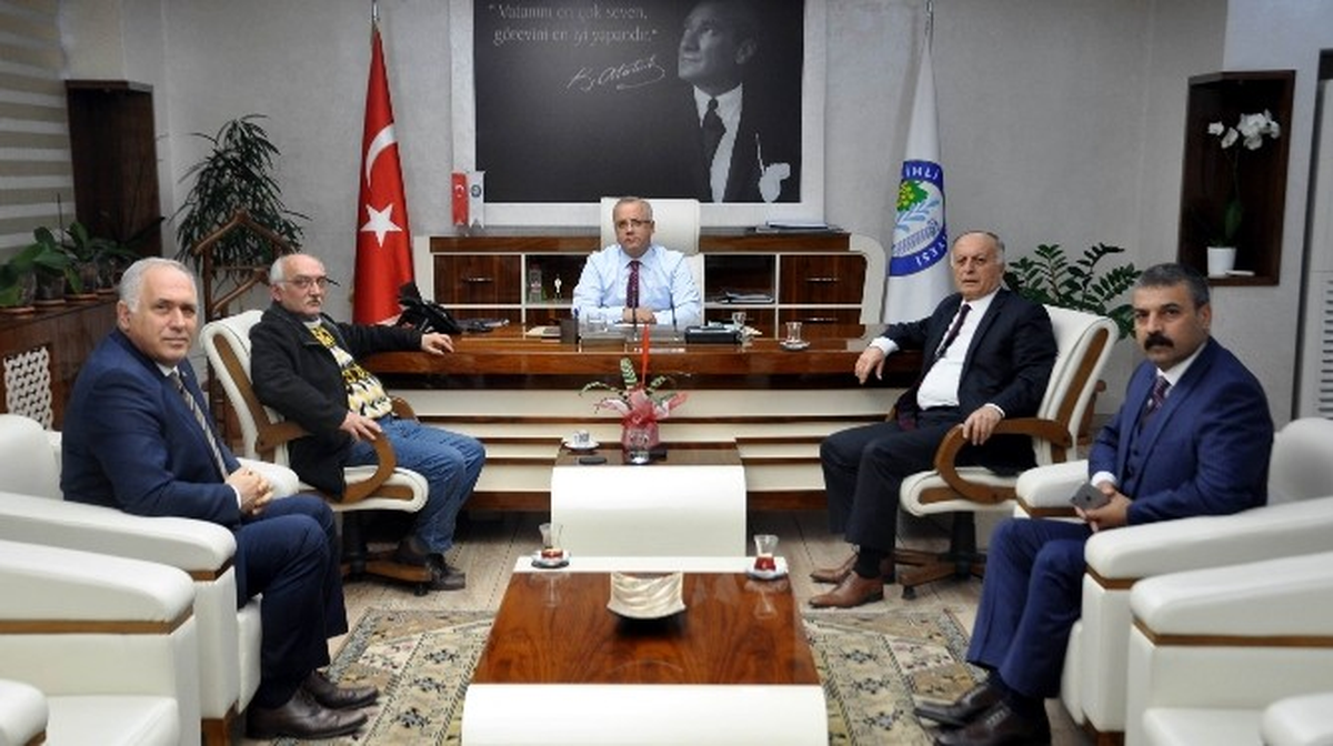 MHP\'li Akın\'dan Başkan Kayda\'ya Ziyaret