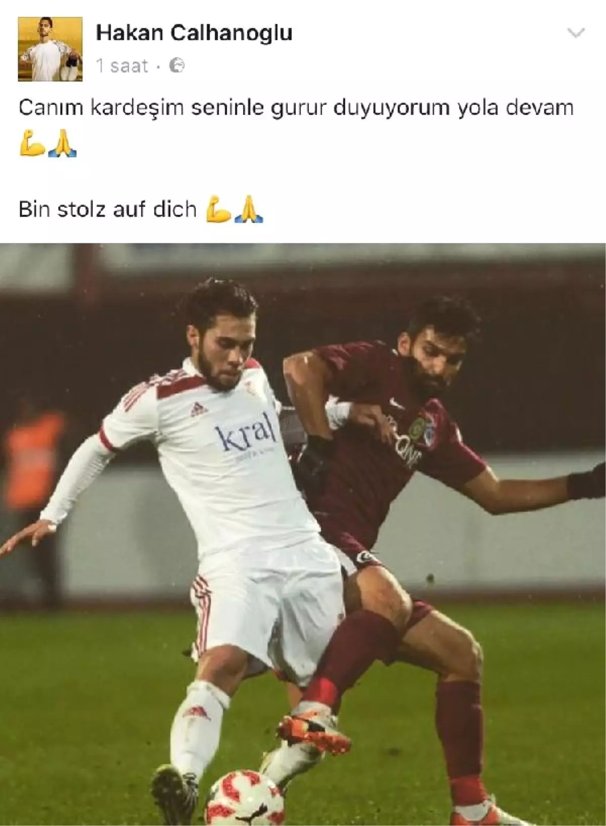 Muhammed Çalhanoğlu Abisinin Yolunda