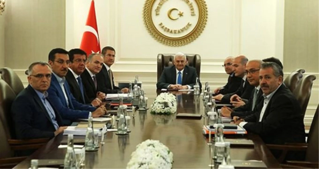 Başbakan Başkanlığında Toplanan Kritik EKK Toplantısı Sona Erdi