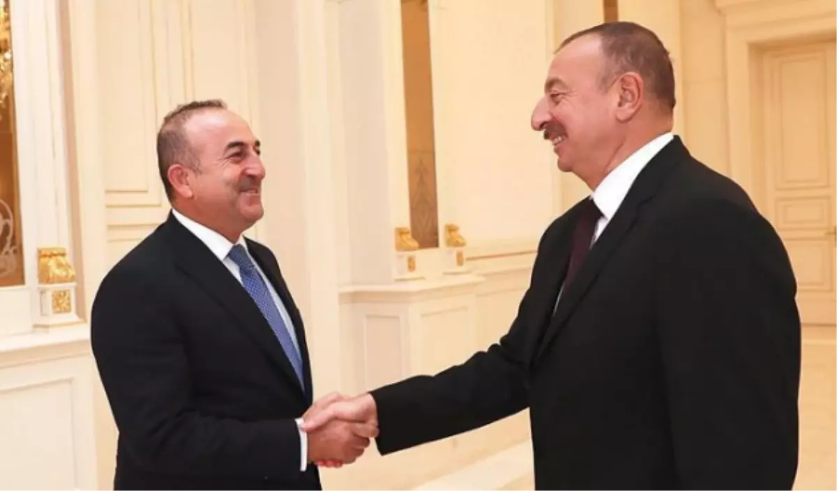 Çavuşoğlu, Aliyev ile Görüştü