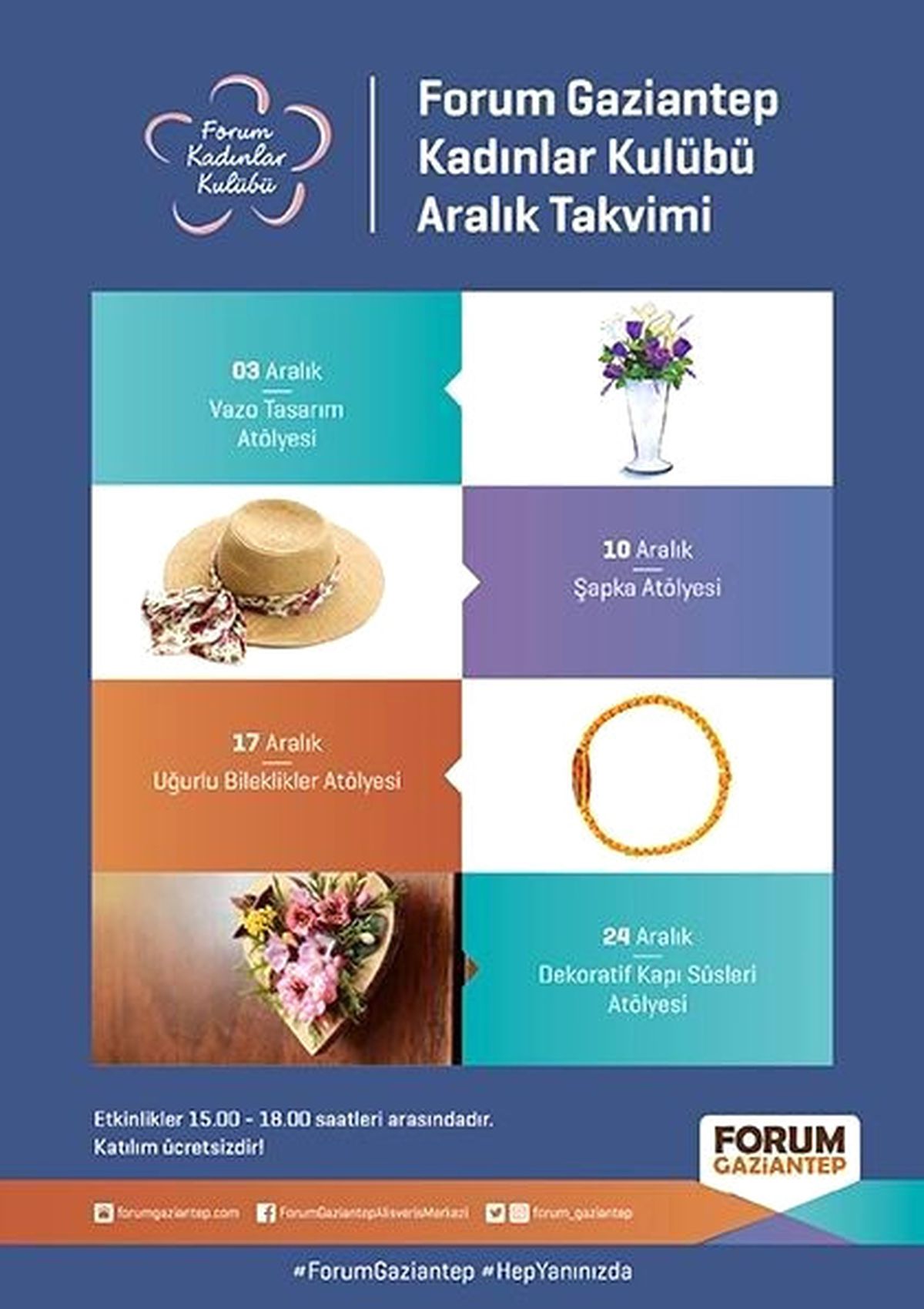 Kadınlar Aralık Ayında Marifetlerini Sergileyecek