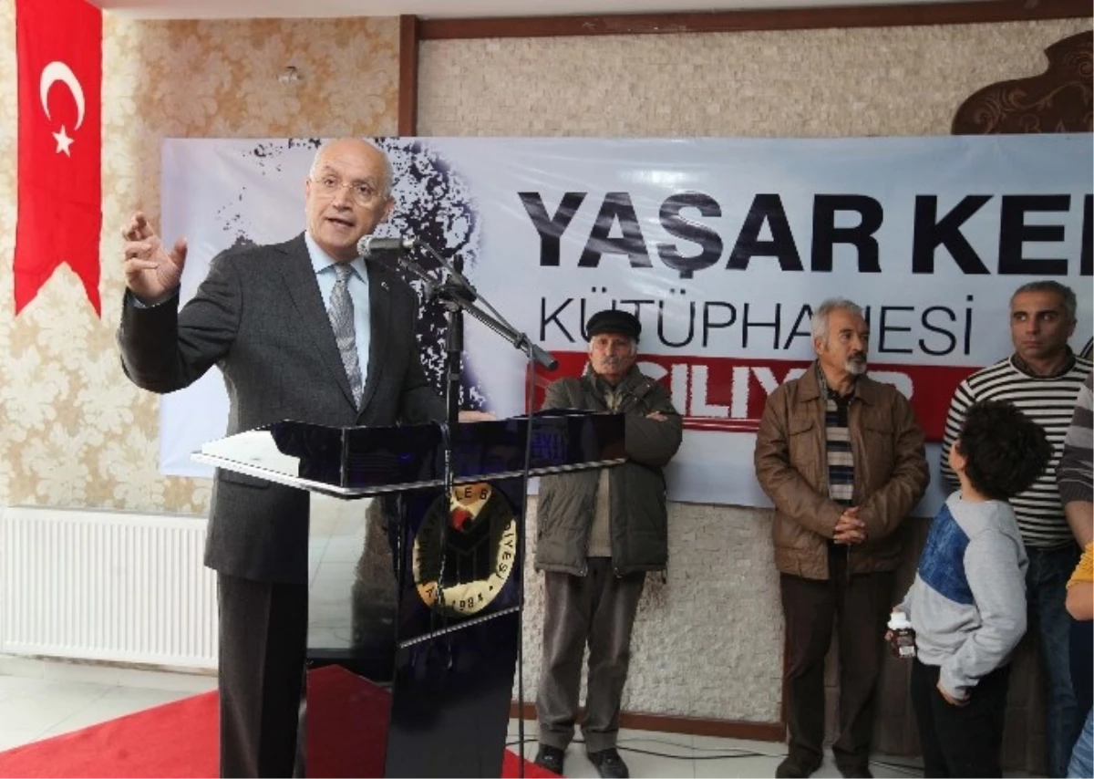 Yenimahalle\'de Yaşar Kemal Kütüphanesi Açıldı