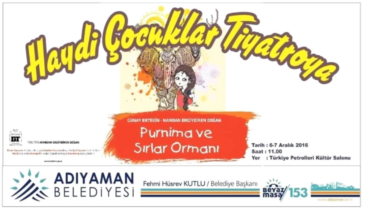 Adıyaman Belediyesinden Çocuklar İçin Tiyatro