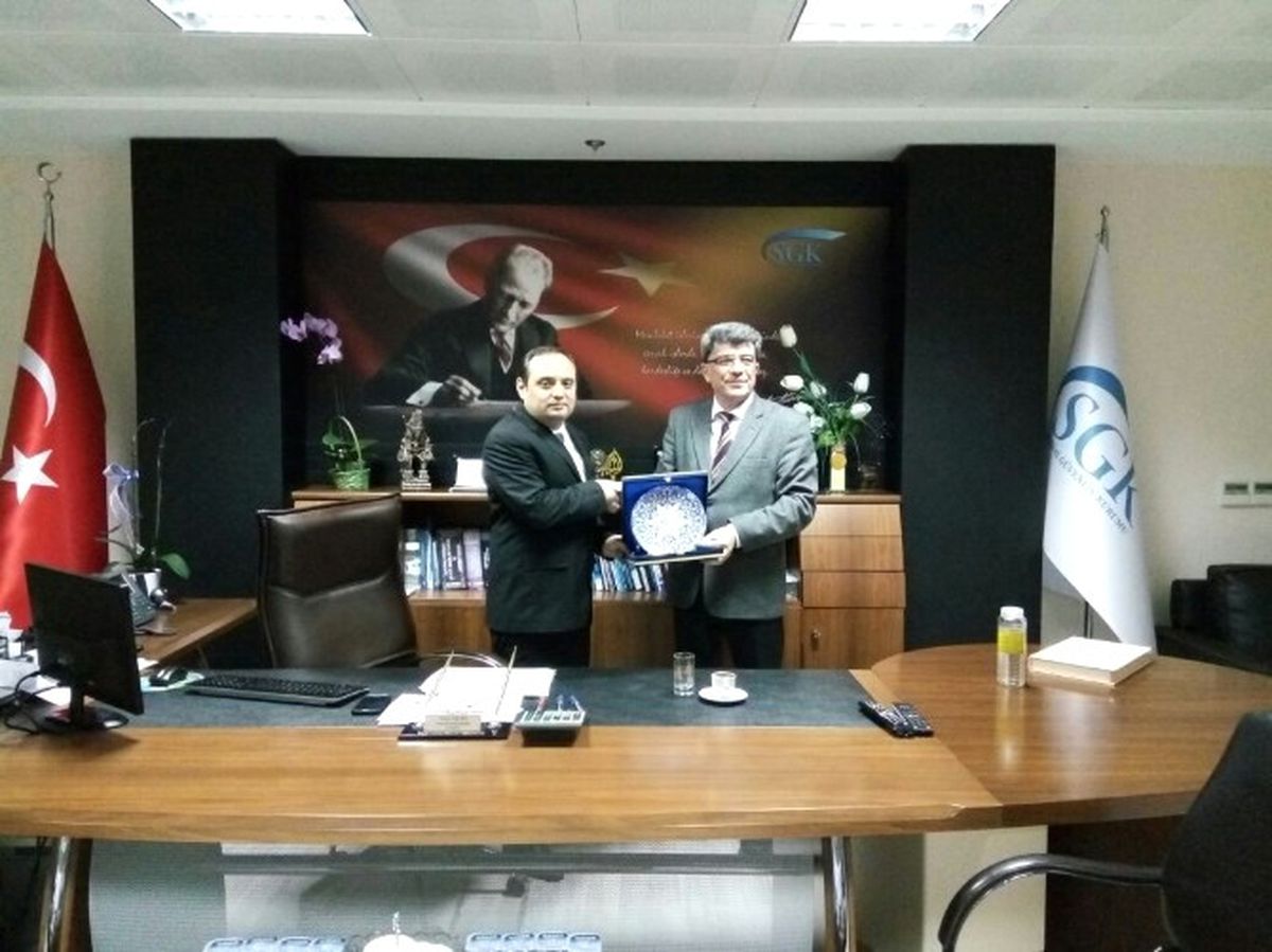 Başkan Yılmaz\'dan Sgk Çanakkale Müdürüne Ziyaret