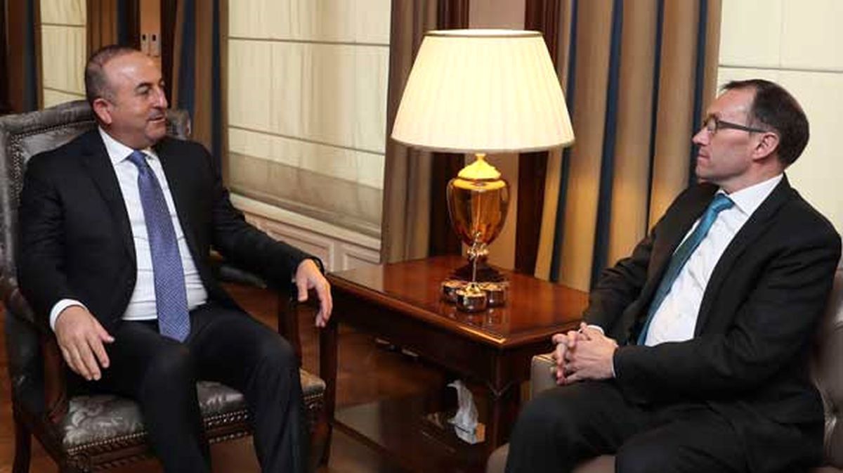 Çavuşoğlu, BM Kıbrıs Özel Danışmanı Eide\'yle Görüştü
