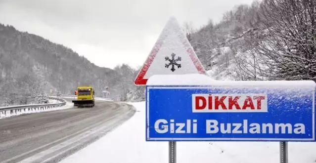 Gizli Buzlanma Olan Yolda Nelere Dikkat Etmeliyiz Son Dakika