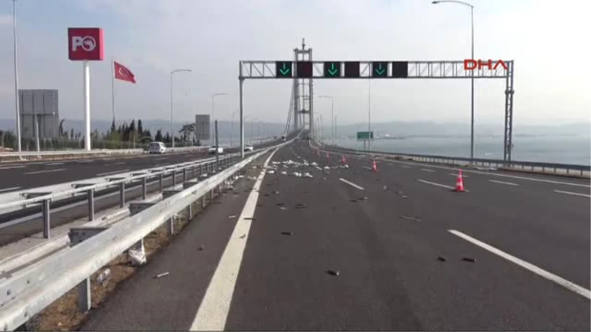 Izmit - Osmangazi Köprüsü\'nden 10 Katı Cezalı Geçti