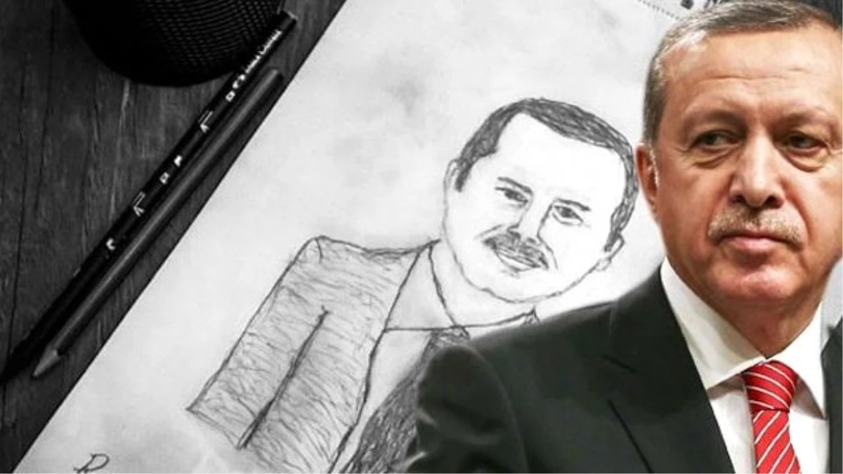 Cumhurbaşkanı Erdoğan Resmini Çizip Paylaşan Genç Kızı Külliye\'ye Davet Etti