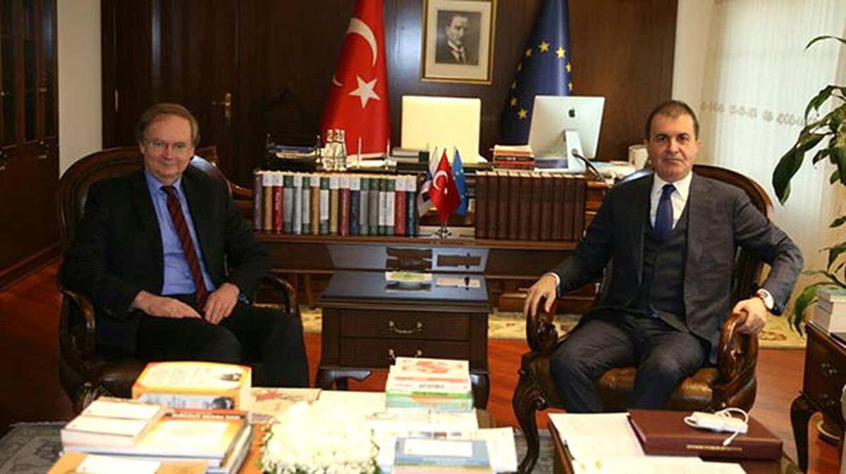 AB Bakanı Çelik, AB Türkiye Delegasyonu Başkanı Büyükelçi Berger\'i Kabul Etti