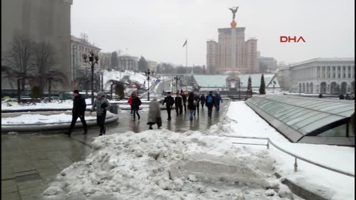 Kiev\'de Son Durum, Maçtan Önce Kar Fırtınası Bekleniyor