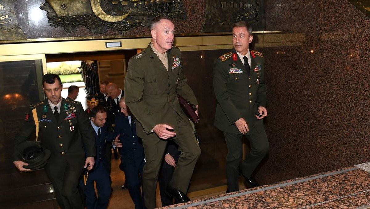 Org. Akar, İncirlik'te ABD Genelkurmay Başkanı İle Görüştü