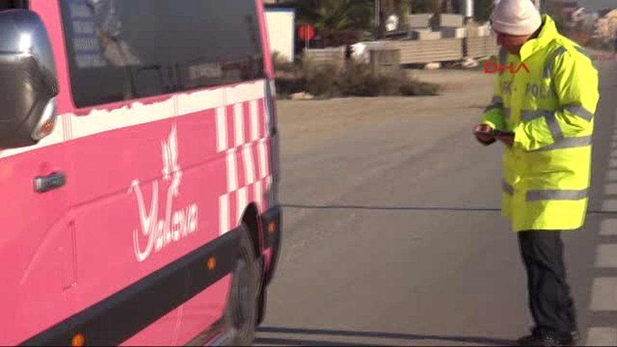 Yalova?da Kış Lastiği Denetimleri Yapılıyor