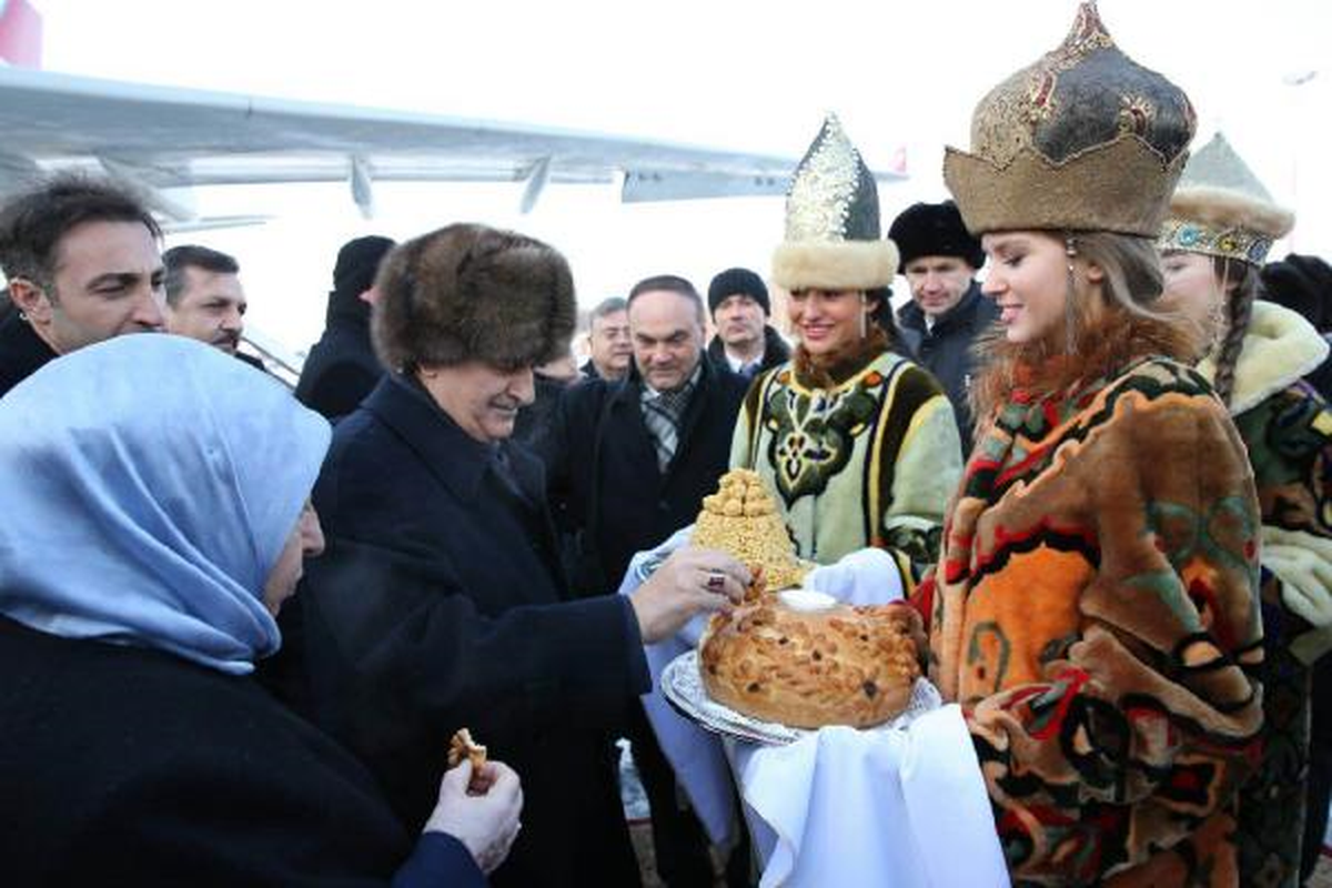 Başkakan Yıldırım Tataristan\'ın Başkenti Kazan\'da...