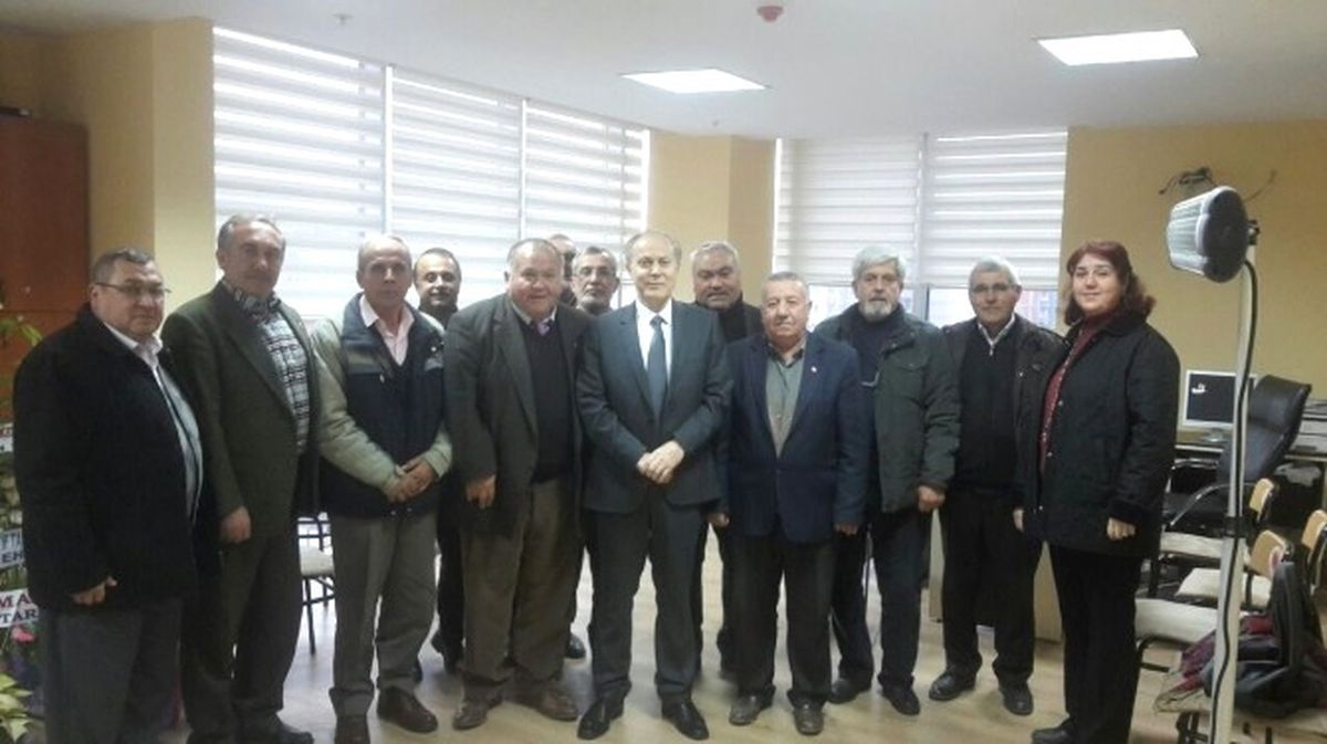 Bilecik İl Emniyet Müdürü Ertuğrul Namal\'dan Muhtarlar Derneğine Ziyaret