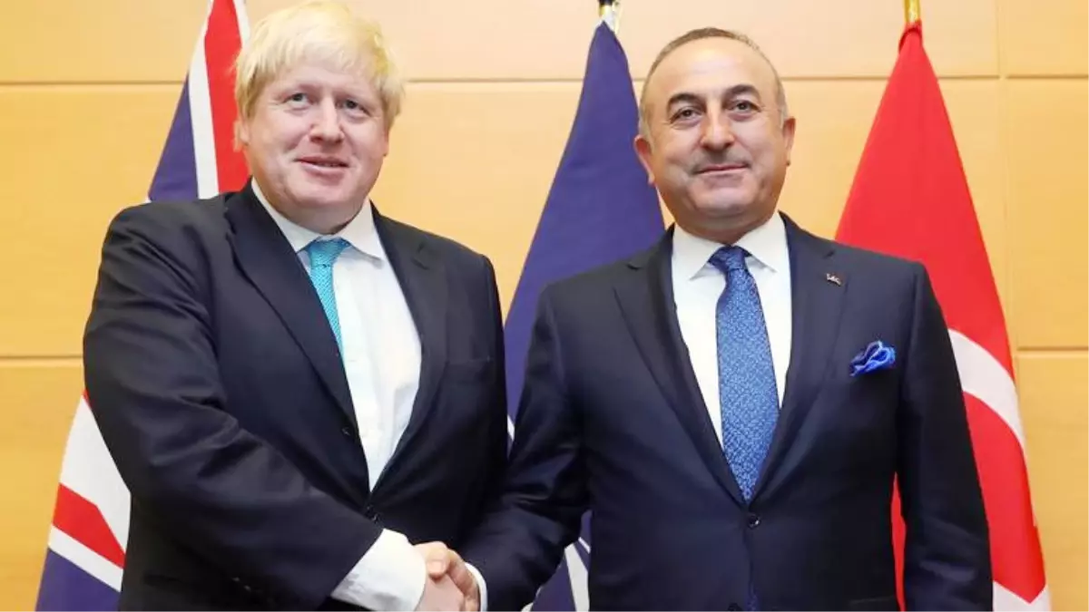 Çavuşoğlu ve Johnson Brüksel\'de Görüştü