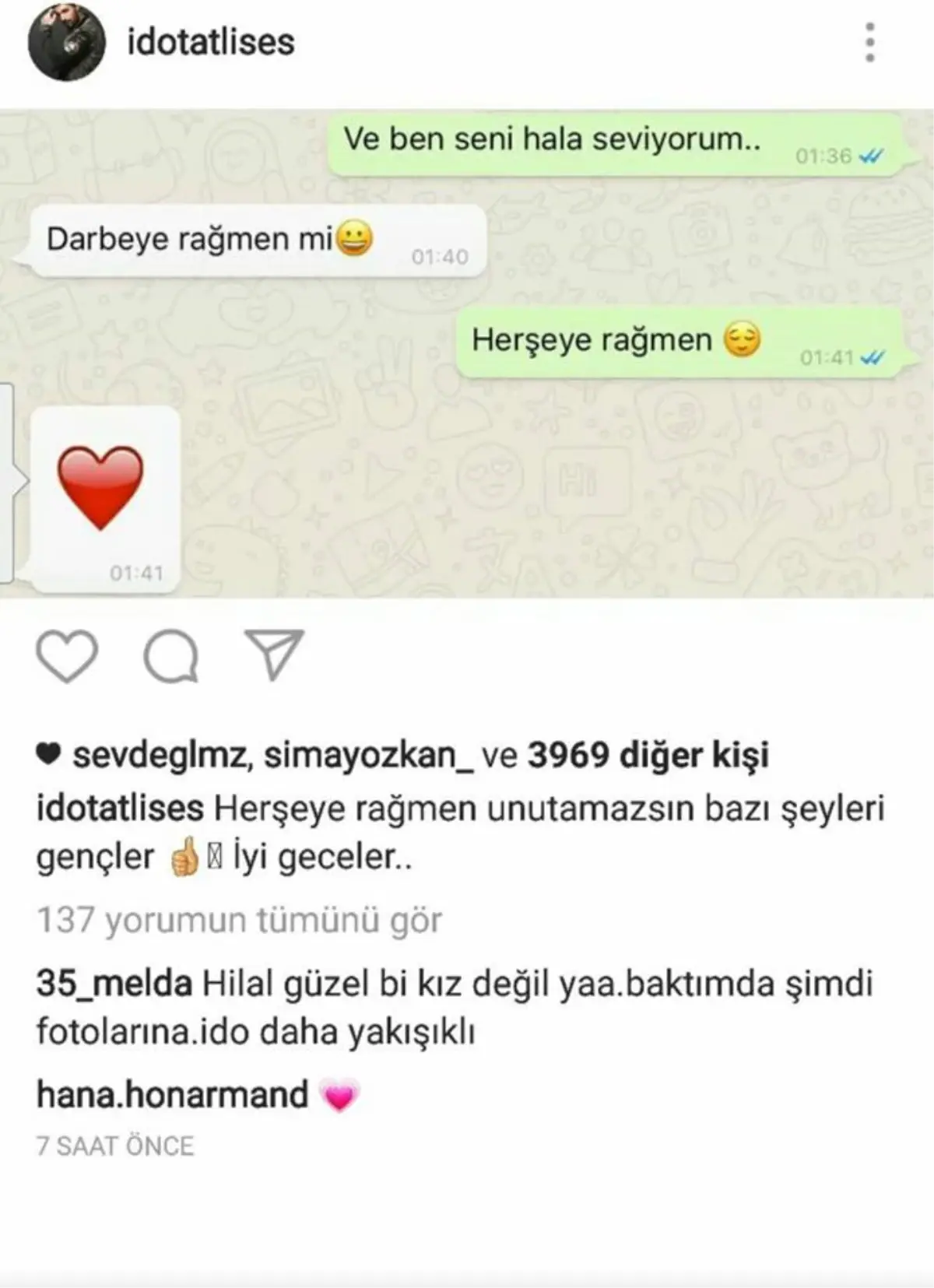 İdo\'ya Gönderme Yaptı: Gelenler Gideni elbet aratır