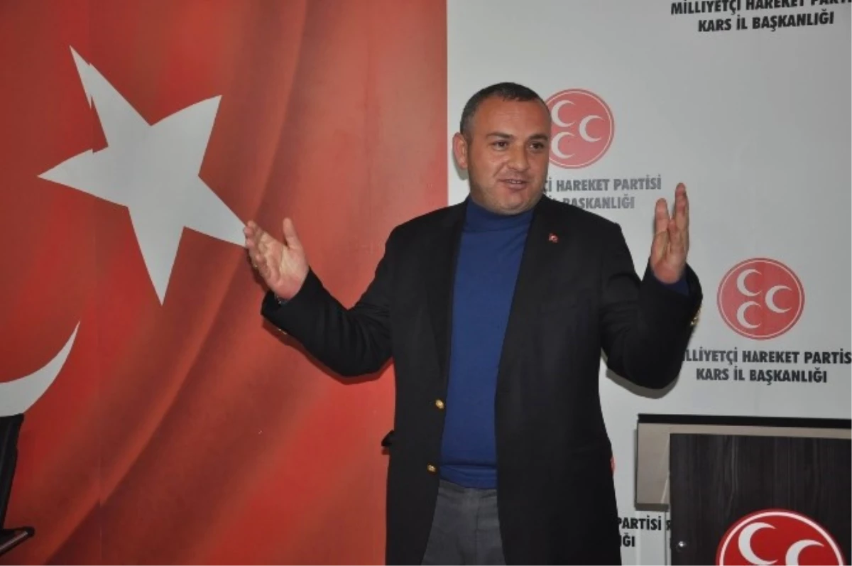 MHP Kars İl Başkanı Özcan, Türkiye Gündemini Değerlendirdi