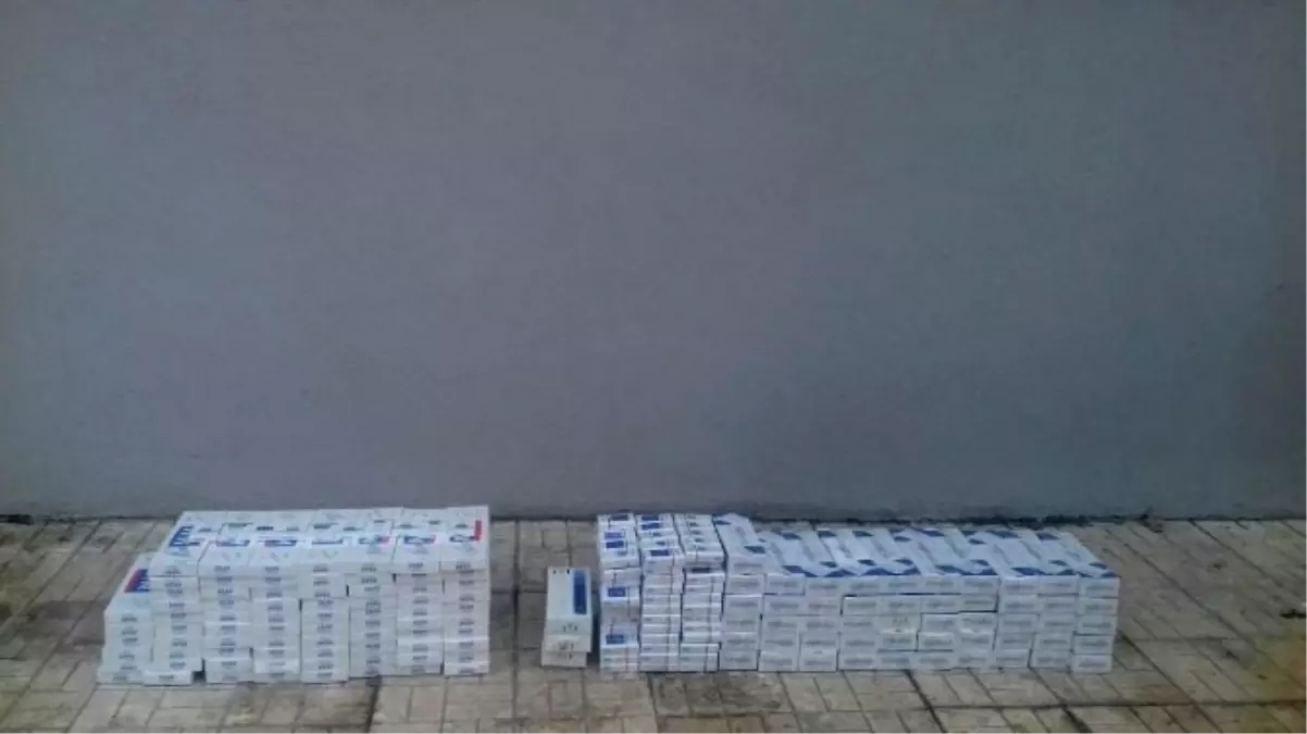 Ömerli\'de Bin 470 Paket Kaçak Sigara Ele Geçirildi