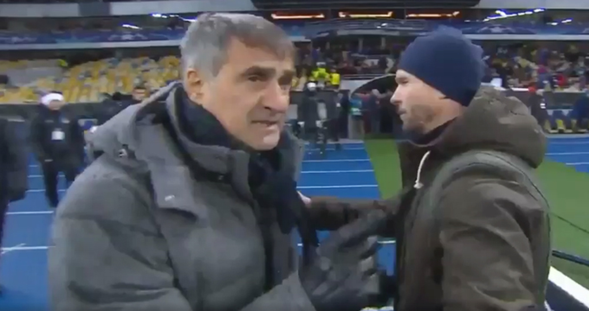 Şenol Güneş, Dinamo Kiev Maçı Hakemine Karşılaşma Sonunda Küfretti