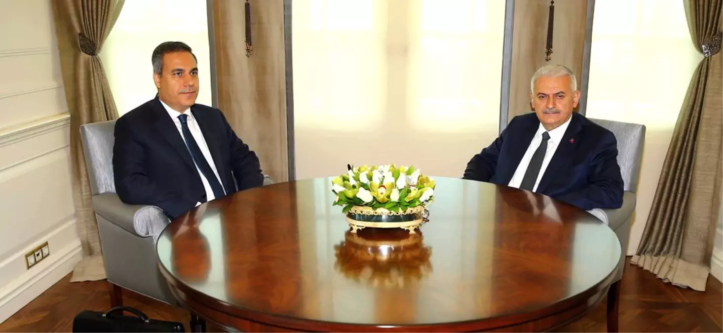 Başbakan Yıldırım, MİT Müsteşarı Fidan\'ı Kabul Etti