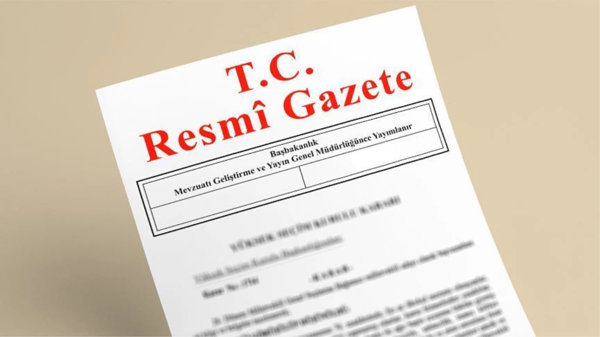 Başbakanlık Yardımcılığına Ait Atama Kararları Resmi Gazete\'de