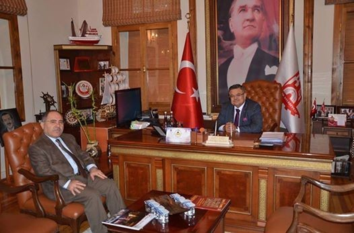 Bilecik\'e Yeni Atanan Çevre ve Şehircilik İl Müdürü Bolat\'dan Başkan Yağcı\'ya Ziyaret