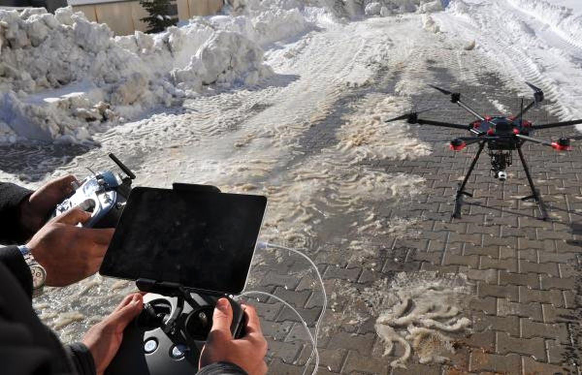 Bitlis\'e Termal Kameralı Drone