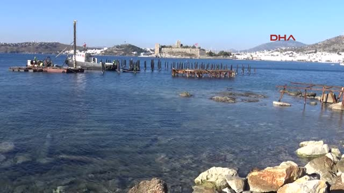 Bodrum\'un Kalbindeki Kazıklar Sökülüyor