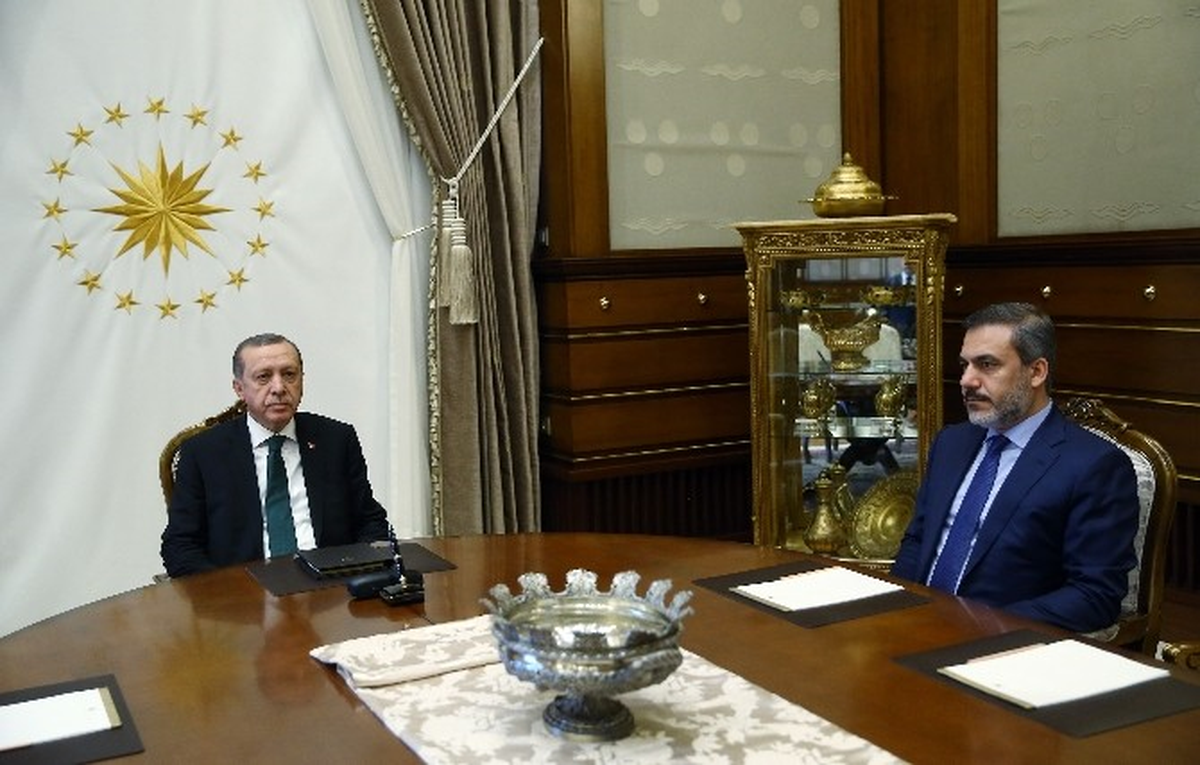 Cumhurbaşkanı Erdoğan, MİT Müsteşarı Fidan\'ı Kabul Etti