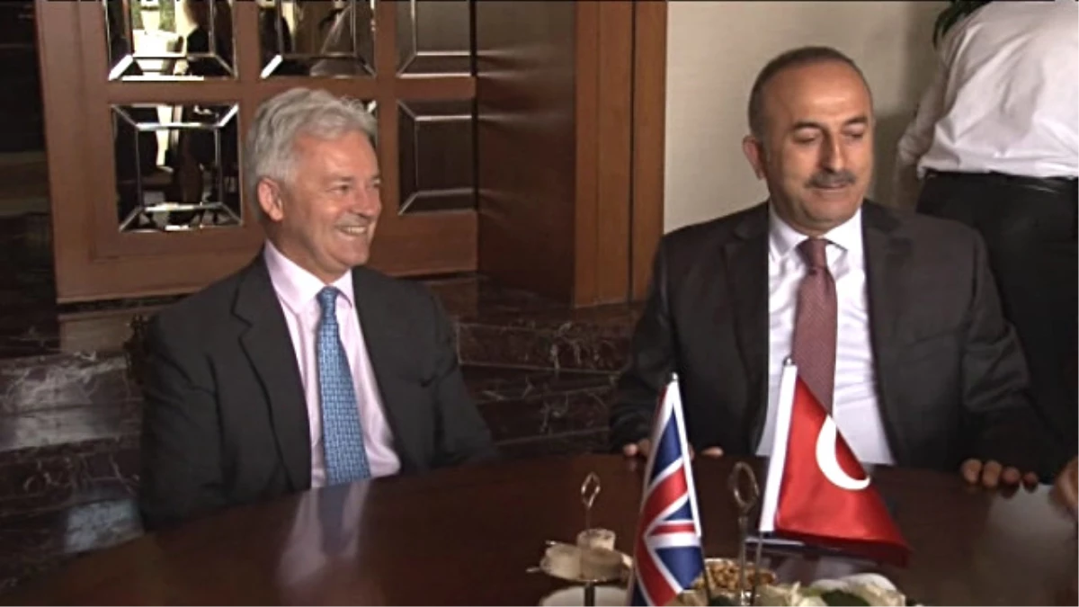Dışişleri Bakanı Çavuşoğlu, Ingiliz Devlet Bakanı Duncan Ile Görüştü