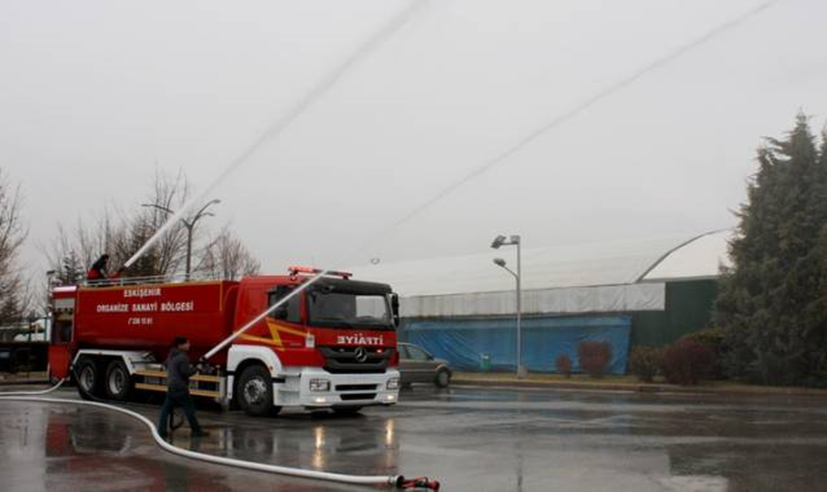 Eskişehir Osb\'ye Yeni İtfaiye Aracı Alındı