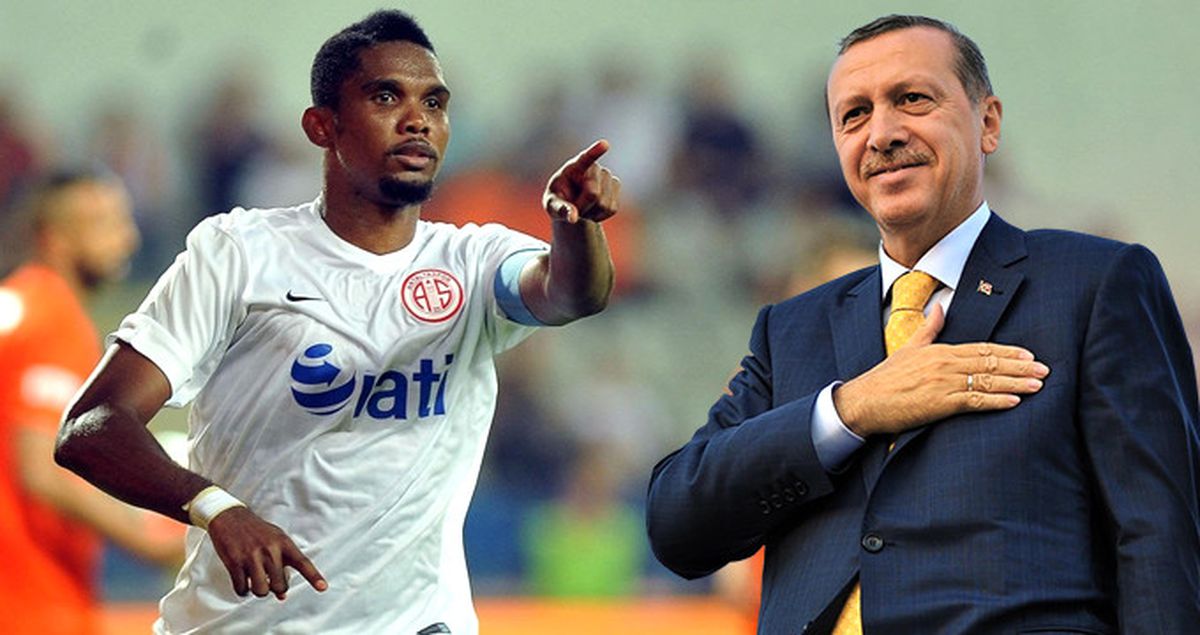Eto'o'nun Hayali Cumhurbaşkanı Erdoğan'la Sahaya Çıkmak