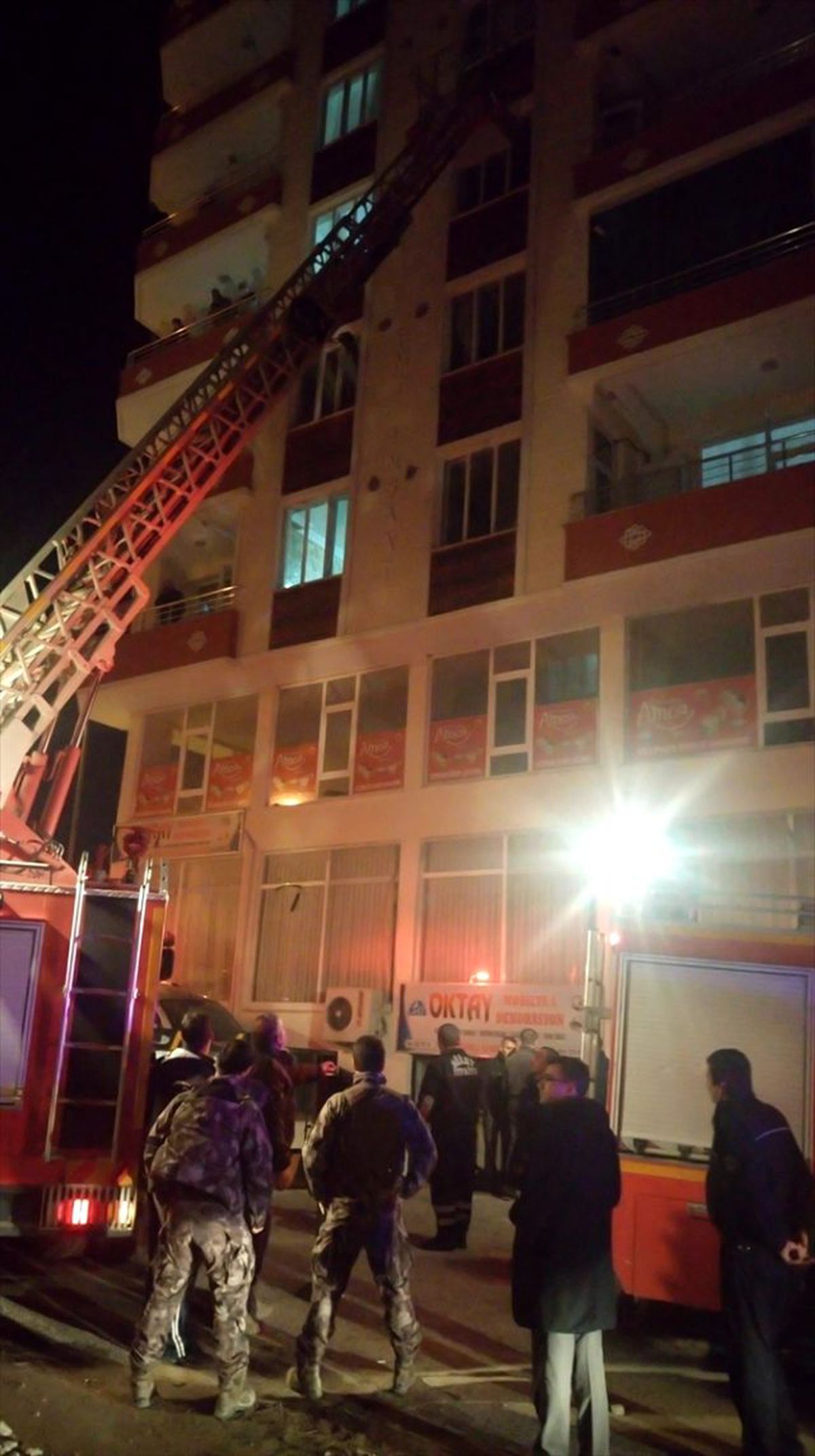 Siirt\'te İş Yerinde Yangın