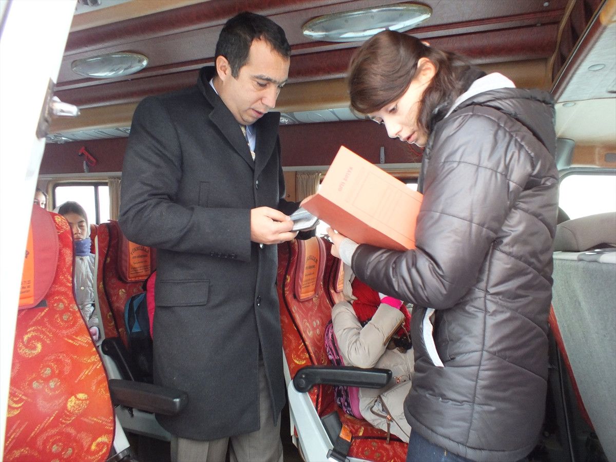 Ulaş\'ta Öğrenci Servis Araçları Denetlendi