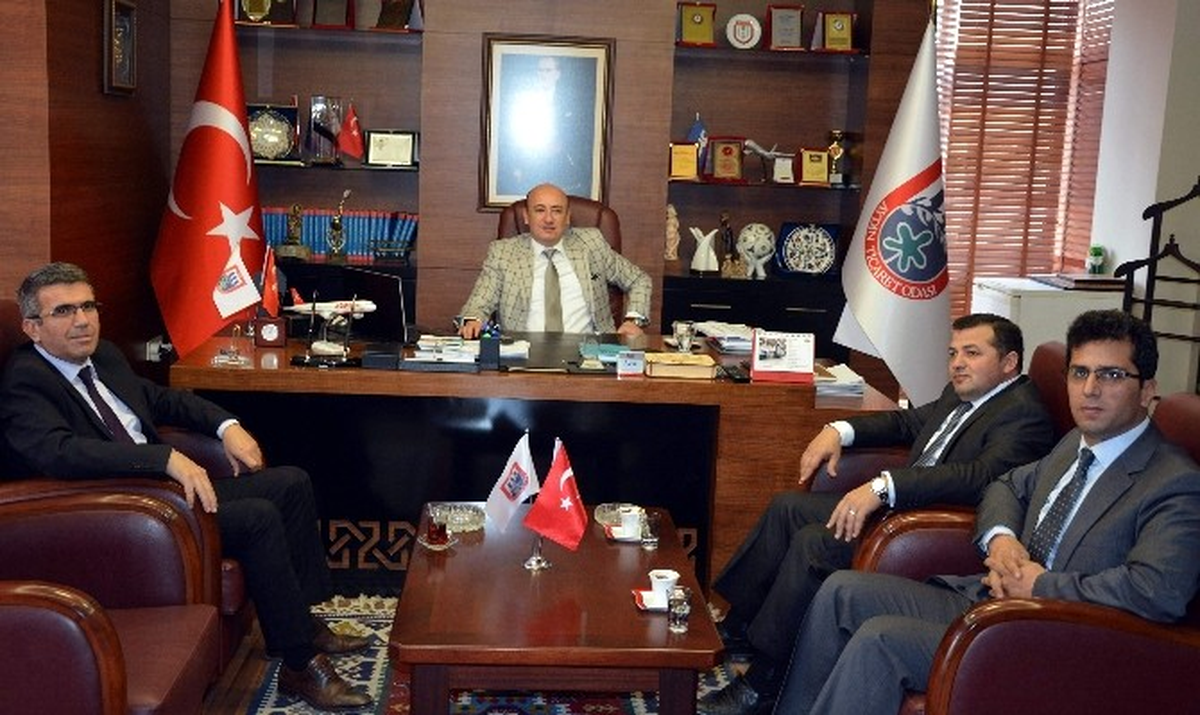 Vergi Dairesi Başkanı Müsevitoğlu\'ndan Ayto Başkanı Ülken\'e Ziyaret