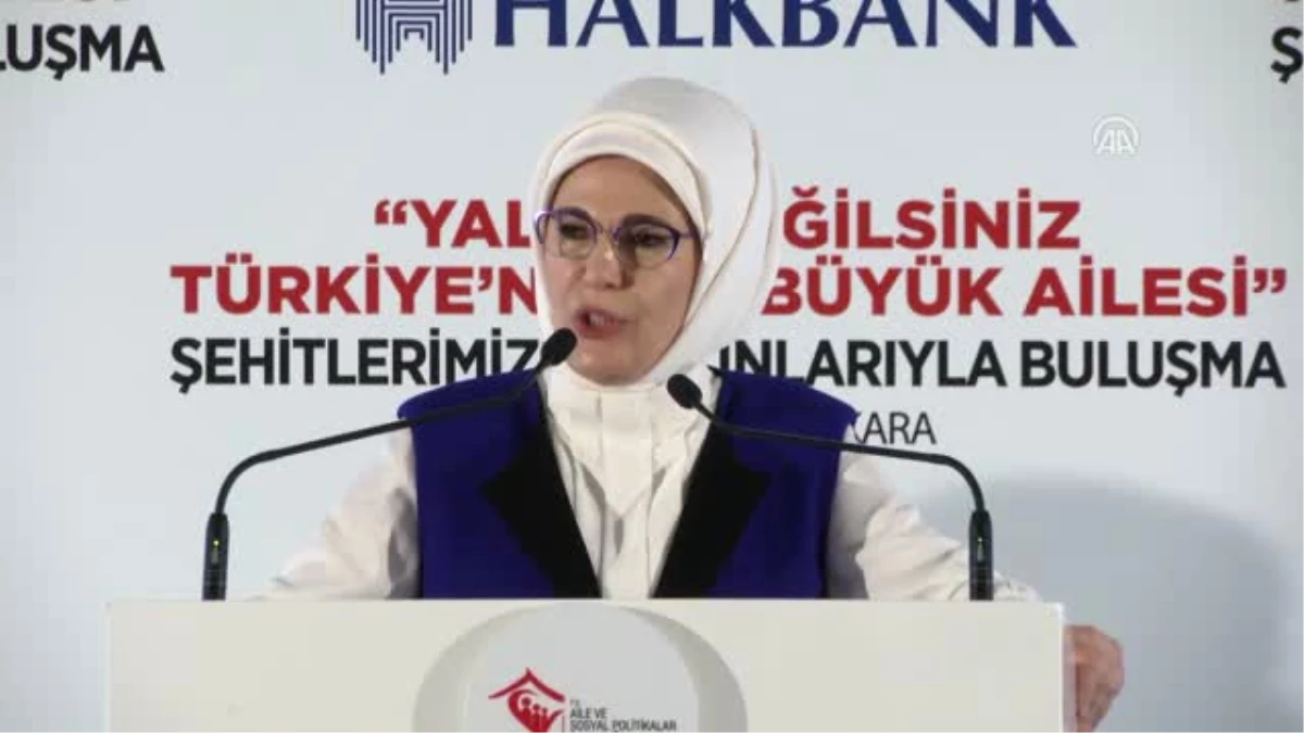 Yalnız Değilsiniz-Türkiye\'nin En Büyük Ailesi" Projesi - Emine Erdoğan (2)