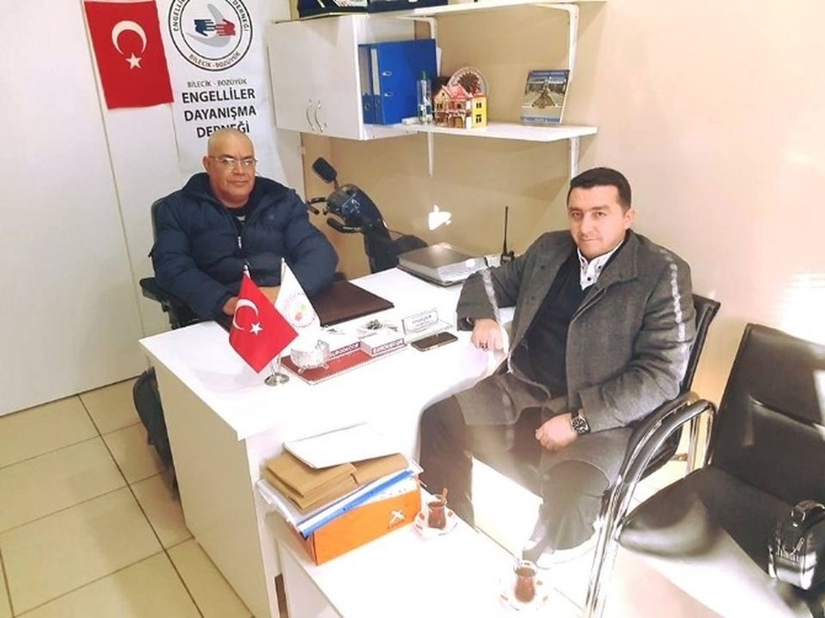 Başkan Bakıcı Engelliler Derneği\'ni Ziyaret Etti