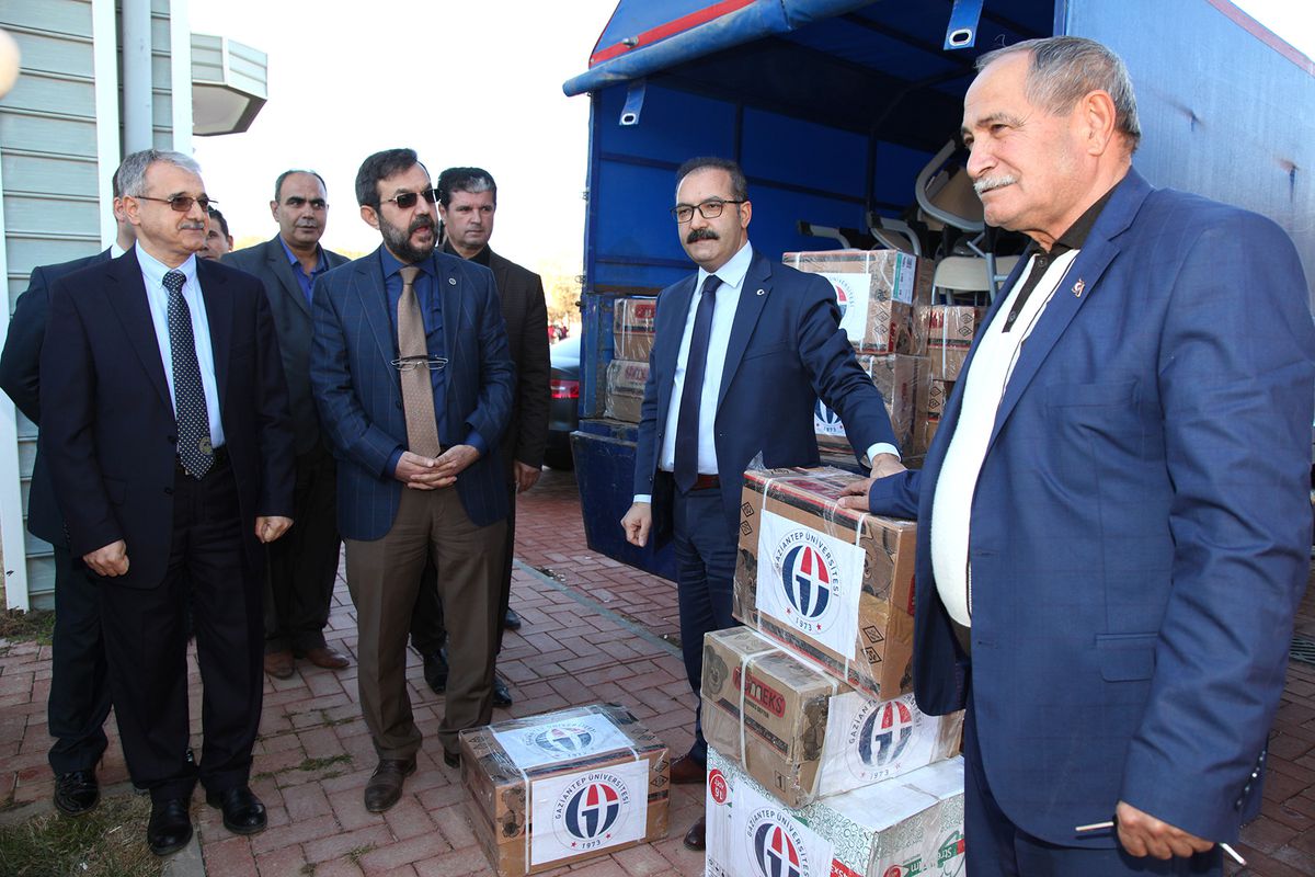 Gaziantep Üniversitesi\'nden Cerablus\'a yardım eli